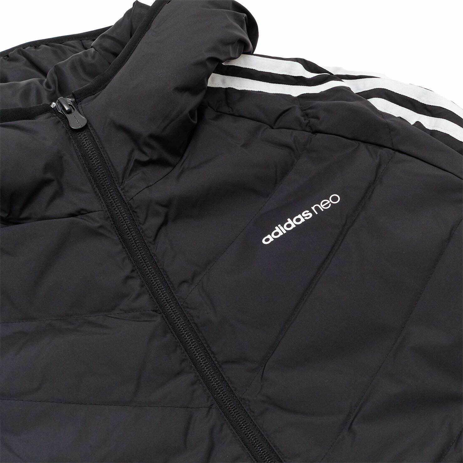 Куртка adidas M 3S LW DOWN JK, размер L, черный/белый — фото 1