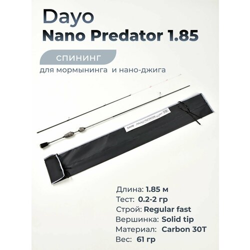 Спиннинг Dayo NANO PREDATOR 1.85 см. 0.2-2 гр.
