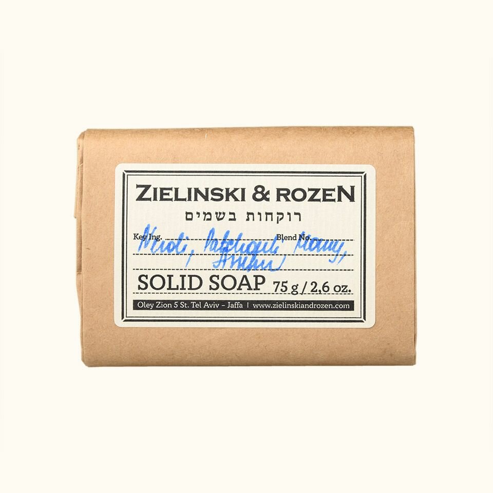 Zielinski & Rozen Твердое мыло Нероли, Пачули, Мед, Амбра (75гр)