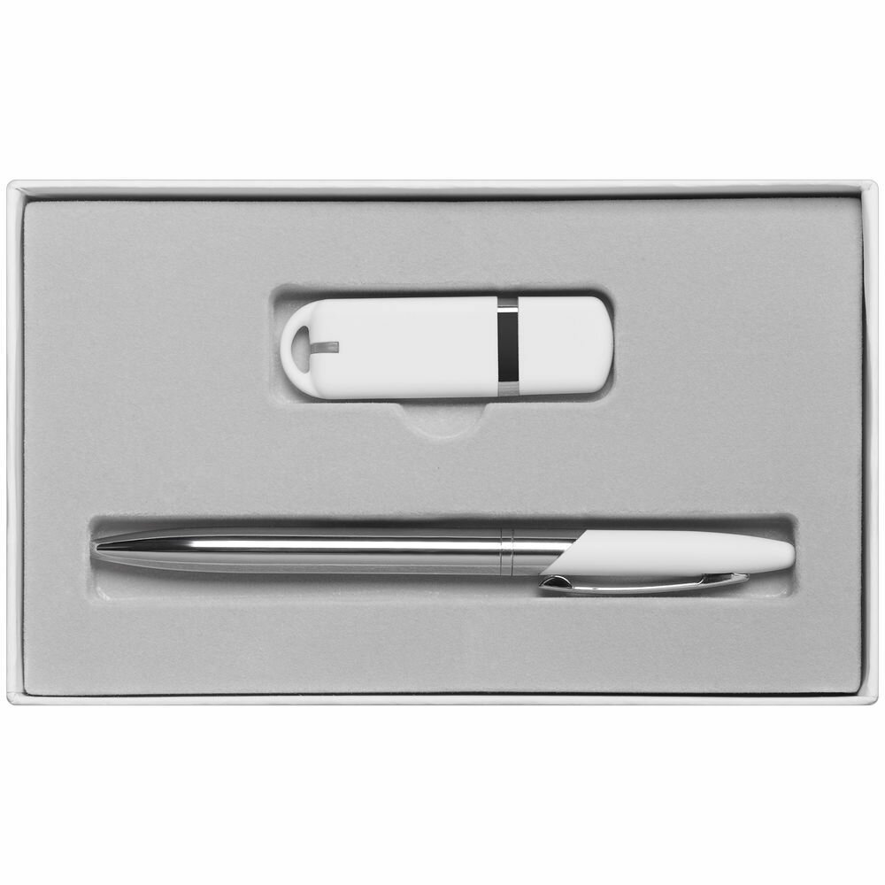 Подарочный набор Hand Hunter Give, 16 Гб, белый, 17,2х10,3х2,9 см — фото 1