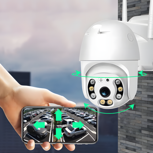 Панорамная поворотная камера видеонаблюдения Yoosee 360 с микрофоном 2 Мп WiFi белая карта micro SD 128 Гб 2904₽