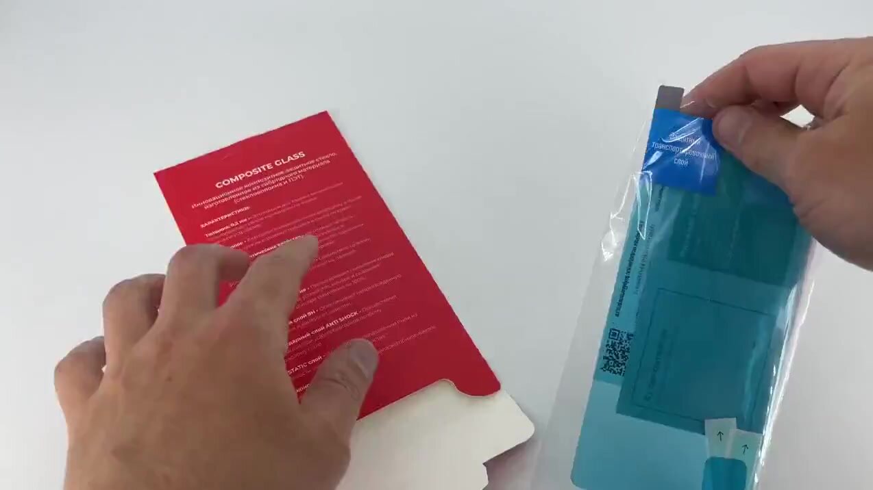 Защитное стекло для Realme C75 на Экран и Камеру, (гибридное: пленка+стекловолокно), прозрачное силиконовая клеевая основа тонкое Hybrid Glass, Miuko — фото 1