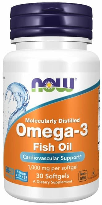 NOW Foods Omega-3 1000 мг 30 гел. капсул