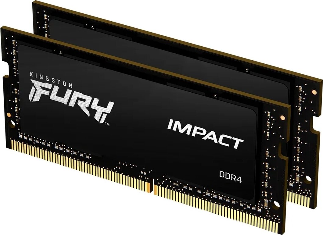 Оперативная память Kingston Fury Impact DDR4 3200 МГц 2x16 ГБ