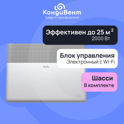 Комплект Ballu Apollo Transformer с блоком управления и шасси BECAT-2000-4E электронный блок управления 12730₽