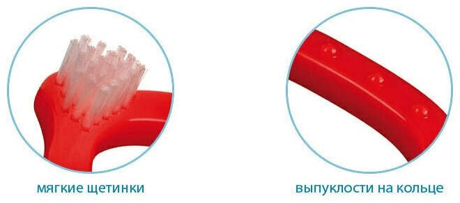 Стоматологические Препараты Для Прорезывания Зубов Зубная щетка-прорезыватель MIRADENT INFANT-O-BRUSH, желтая, для малышей с 3 месяцев