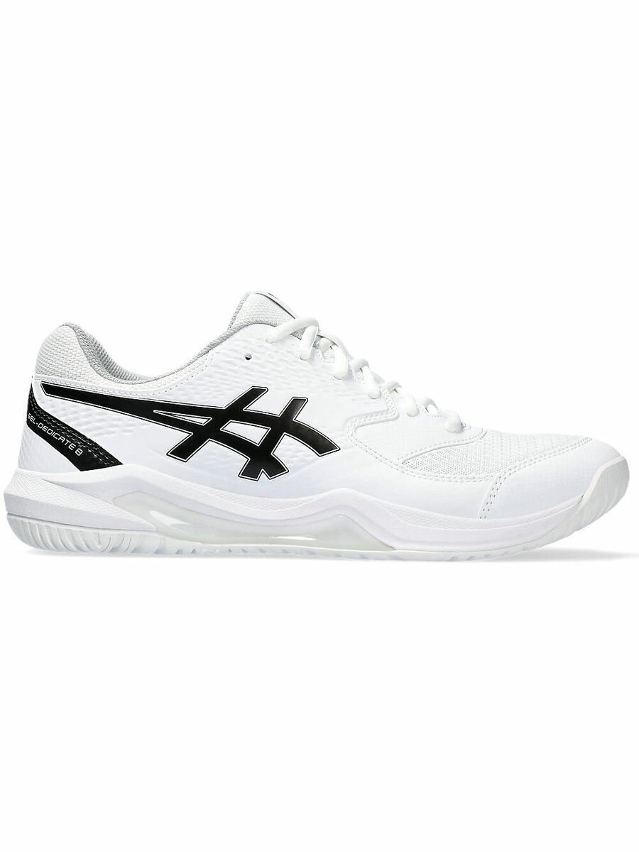 Кроссовки ASICS GEL-DEDICATE 8 полнота F размер 9 US белый черный