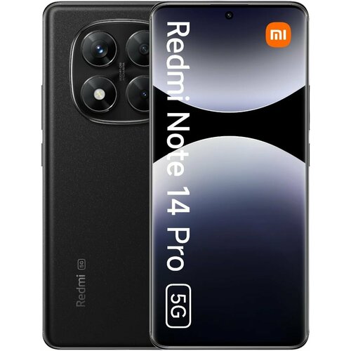 Смартфон Xiaomi Redmi Note 14 Pro 12512 ГБ EU 5G NFC NanoSIM nanoSIMeSIM черный 33052₽