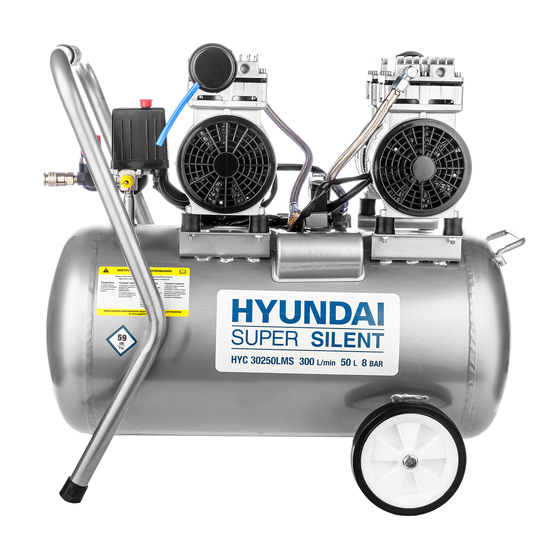 Компрессор безмасляный Hyundai HYC 30250LMS