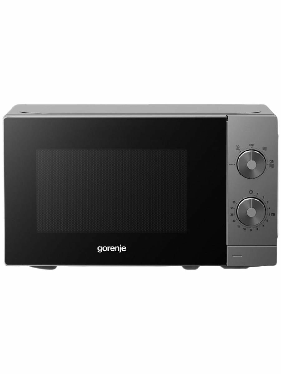 Микроволновая печь Gorenje "MO20E1T4", серая, мощность 700Вт