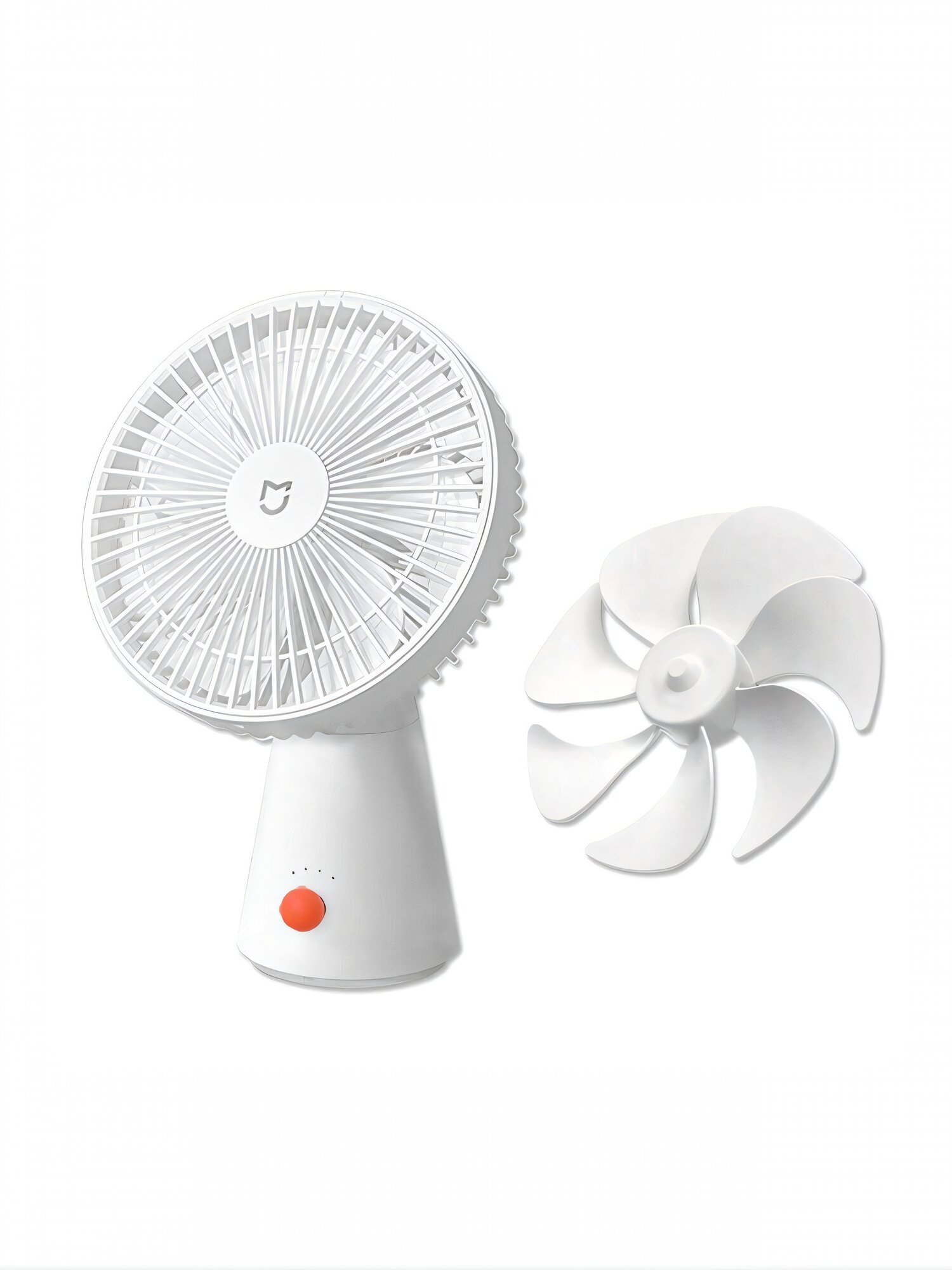 Портативный настольный вентилятор Mijia Desktop Fan 4000mAh (ZMYDFS01DM) (White) CN