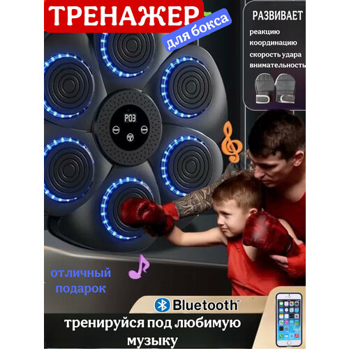 Тренажер для бокса музыкальный настенный