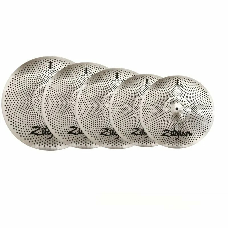 Комплект тихих тарелок Zildjian, сплав стали, серебристый цвет, 5 шт.