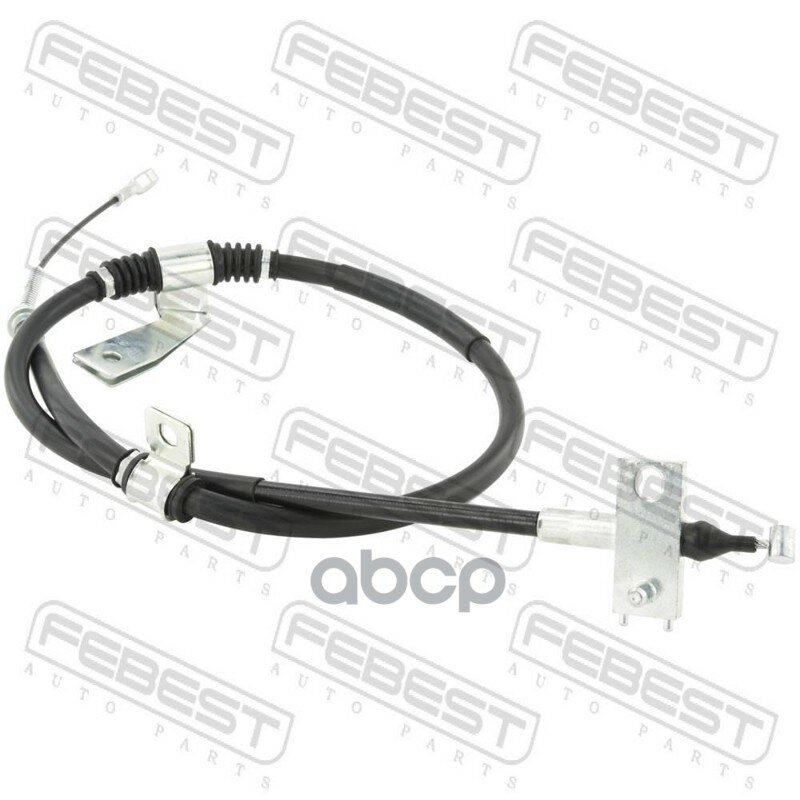 Трос ручного тормоза левый Febest арт. 14100KYR05LH