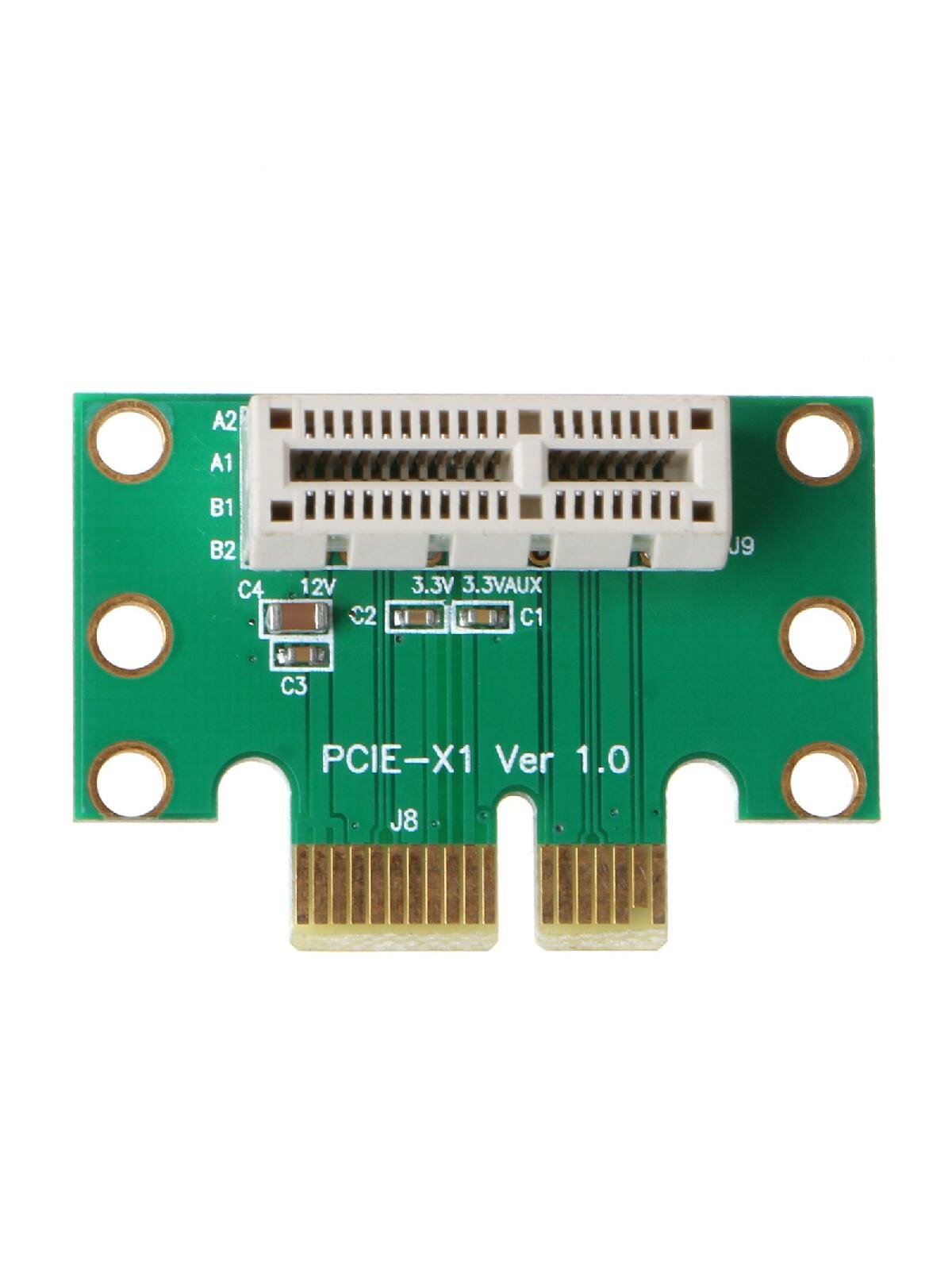 Compatible for 1U/2U Computer Accessories Kits PCI Express 1XX Riser Card Converter 90 Degree Riser Adapter Card Durable