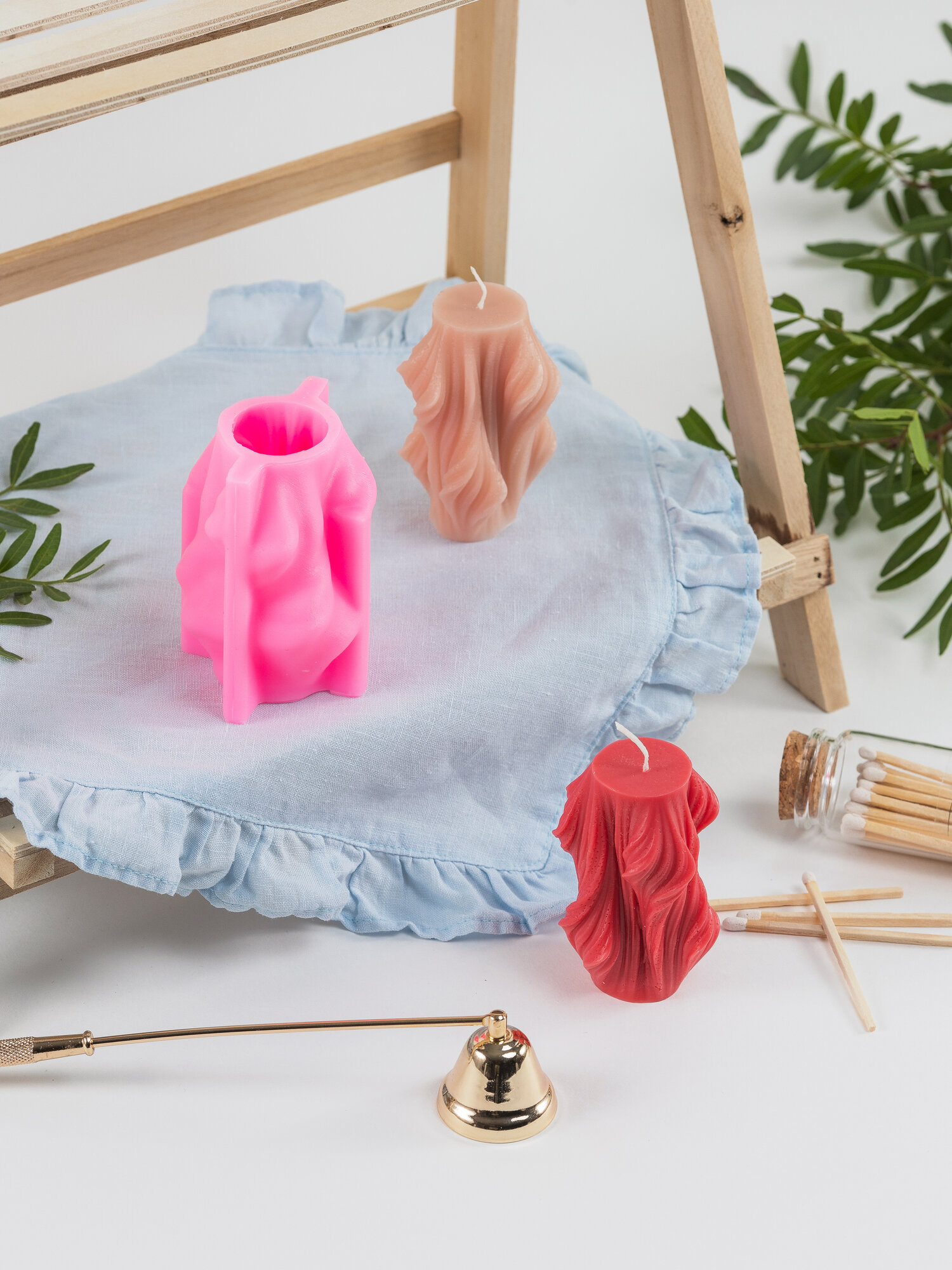 Молд силиконовый «Волна», форма для свечей, гипса и эпоксидной смолы, многоразовая форма для творчества, COLOR Si — фото 1