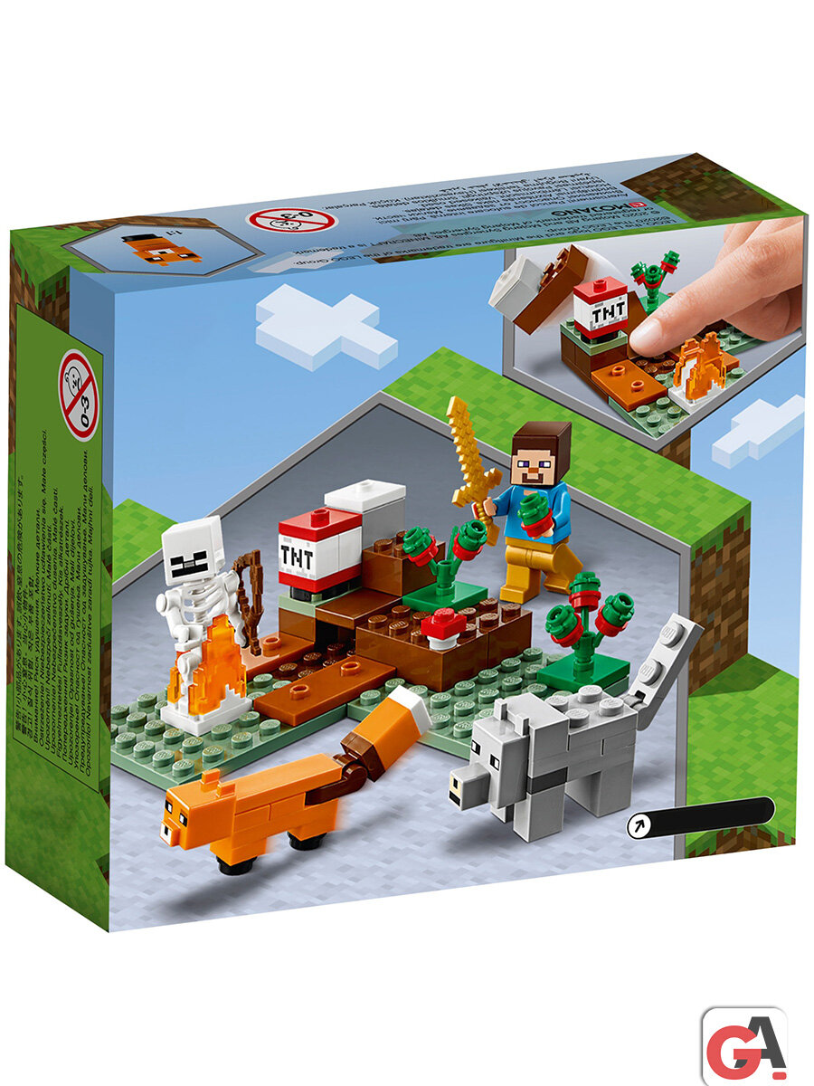 Конструктор Майнкрафт Приключения в тайге — фото 1