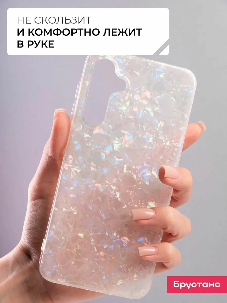 Чехол на Samsung А16 силикон противоударный; защита камеры Брустанс — фото 1