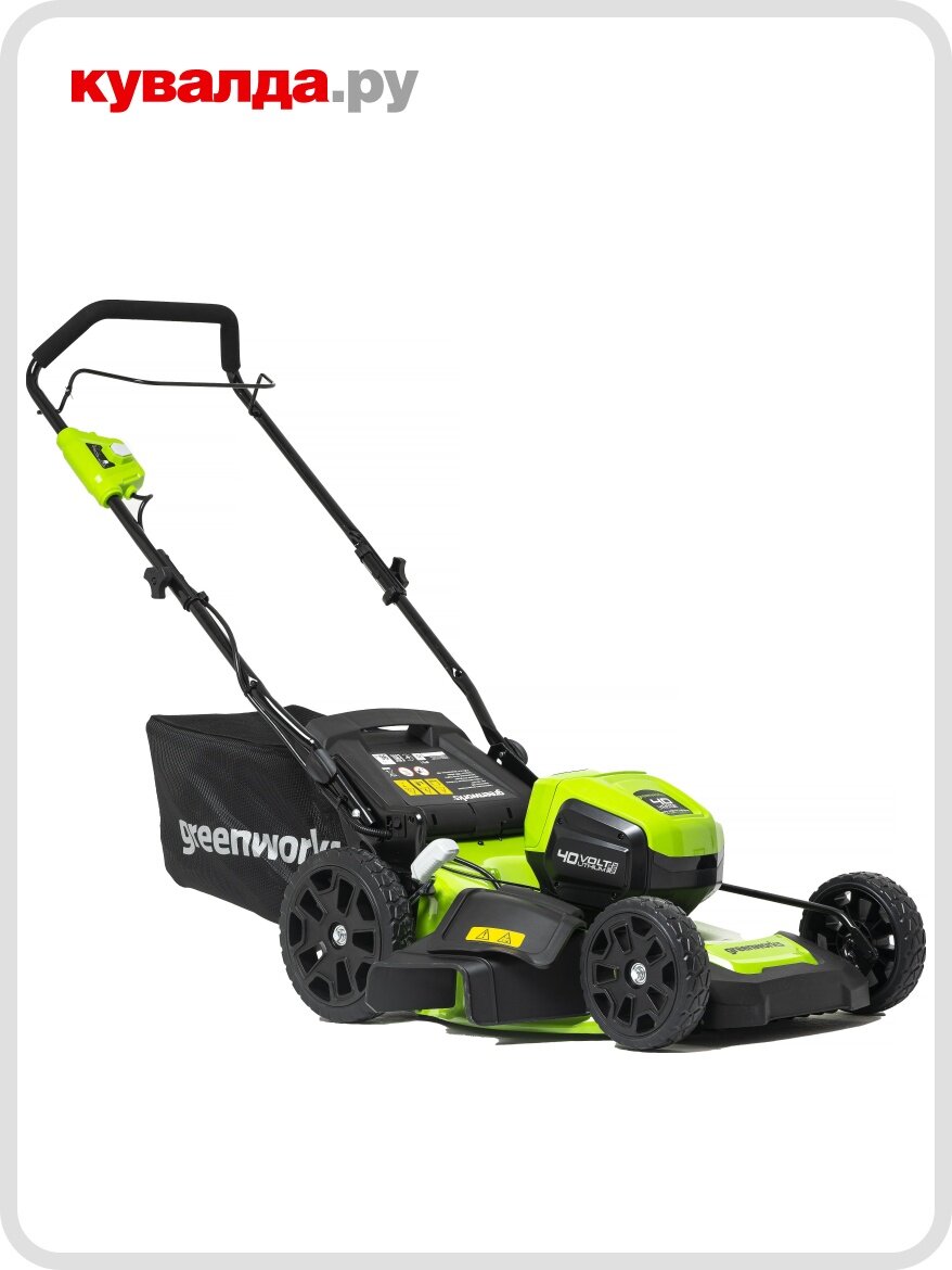Газонокосилка аккумуляторная GREENWORKS GD40LM46HP 40V без АКБ и ЗУ