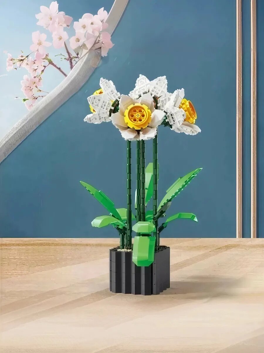 Конструктор из мини-блоков Нарцисс — фото 1