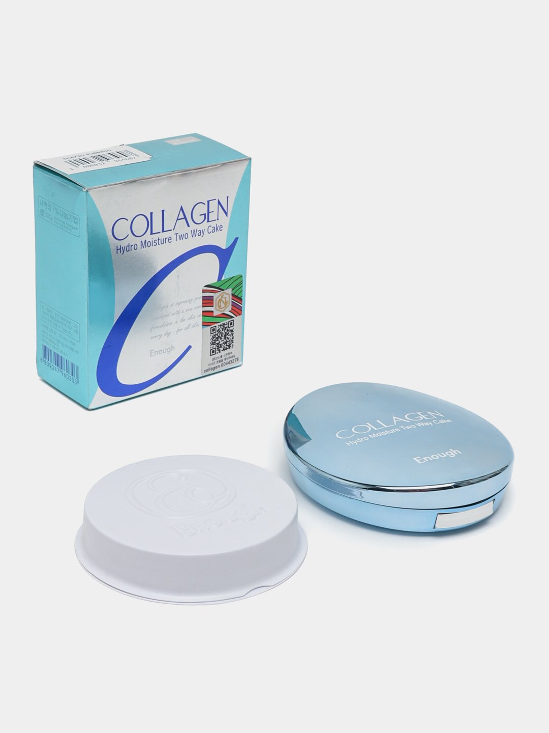 Пудра для лица с коллагеном Enough Collagen Hydro Moisture Two Way Cake
