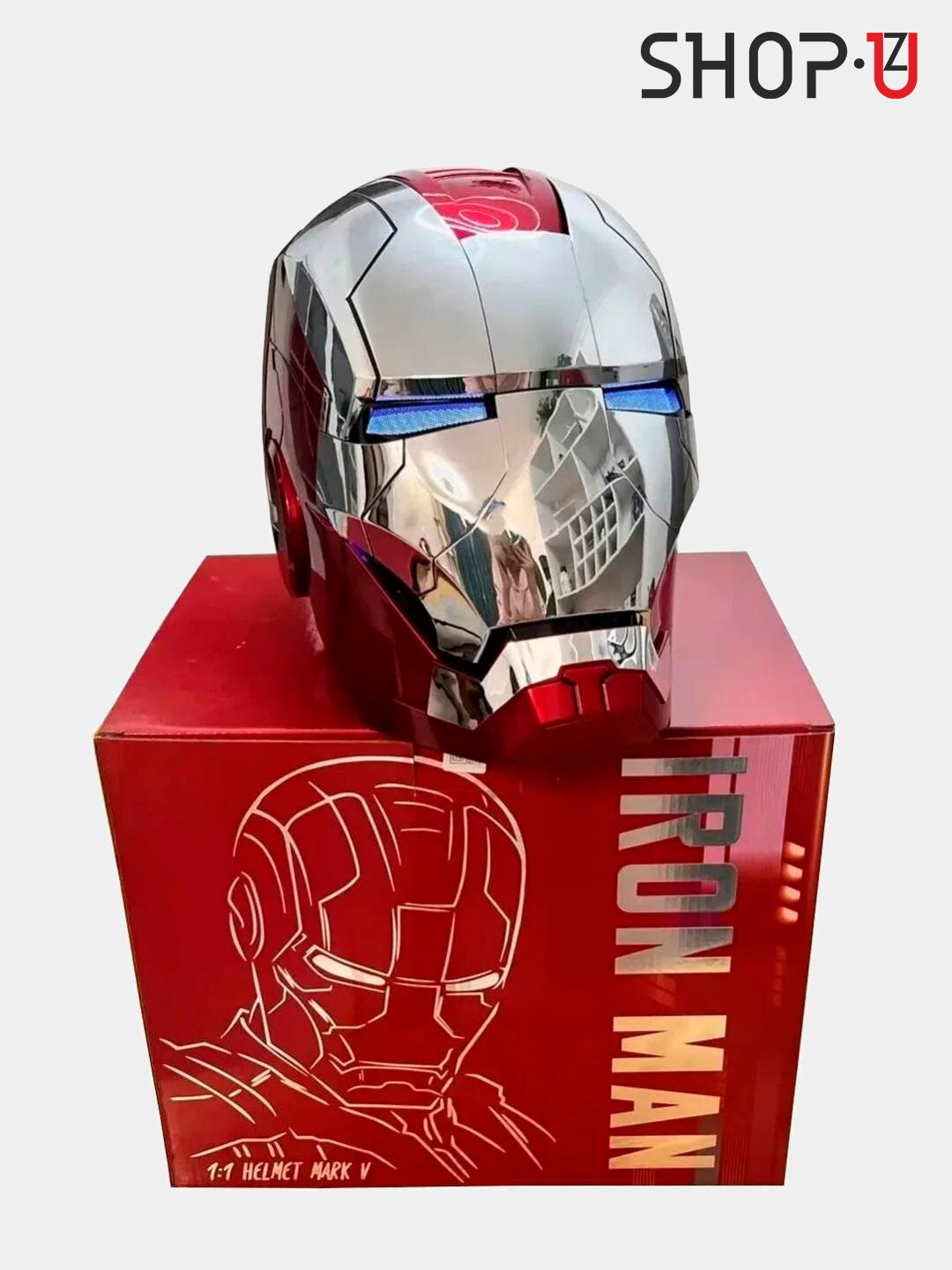 Маски Marvel, Маска Железный Человек с аккумулятором и подсветкой, открывающиеся глаза