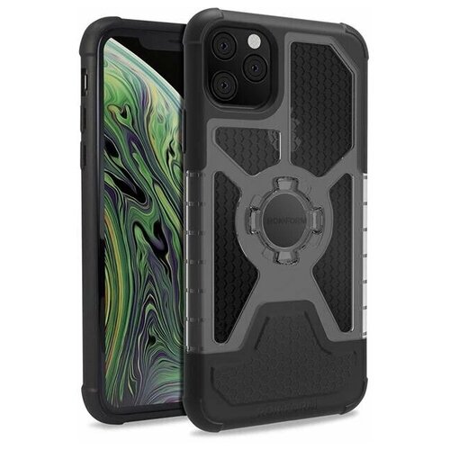 Чехол Rokform Crystal Wireless для iPhone 11 Pro со встроенным неодимовым магнитом. Материал: поликарбонат. Цвет: черный.