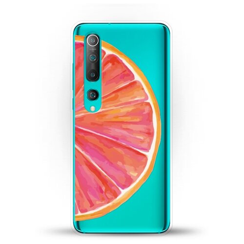 фото Силиконовый чехол грейпфрут на xiaomi mi 10 pro andy & paul