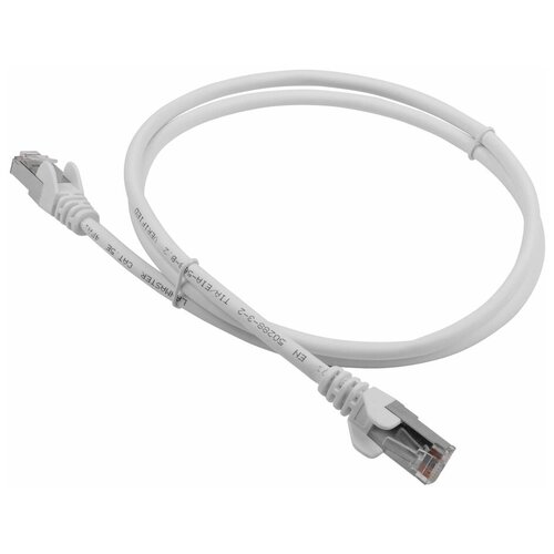 патч корд lanmaster lan pc45 s6 1 5 gy ftp rj 45 вил вилка rj 45 кат 6 1 5м серый lszh уп 1шт Патч-корд LANMASTER RJ45-RJ45, 4 пары, FTP, категория 5е, 0.5 м, серый, LSZH, LAN-PC45/S5E-0.5-GY 16102224