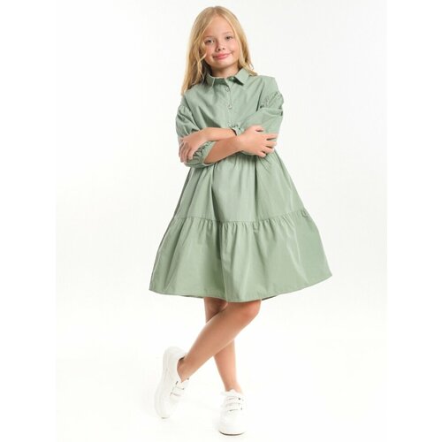 Платье Mini Maxi, размер 140, зеленый