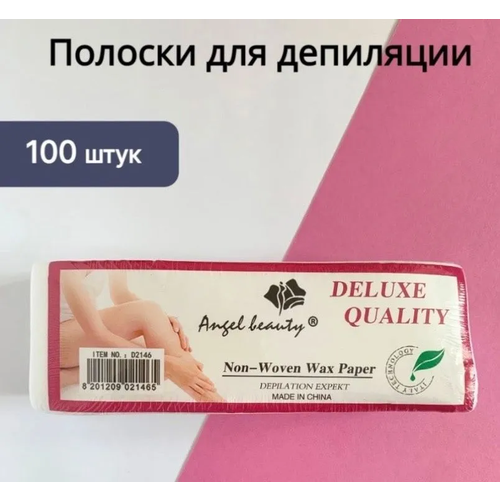 Бумага в полосках для депиляции Non-Woven Wax Paper/DELUXE QUALITY 100 шт.