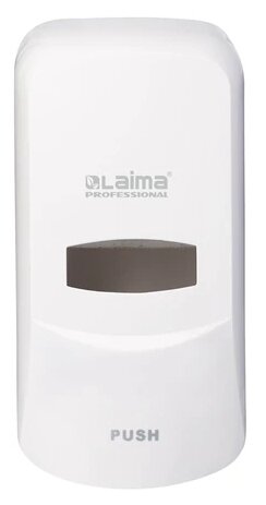 Дозатор для мыла-пены LAIMA PROFESSIONAL CLASSIC, наливной, 0,6л, белый, ABS-пластик, 606680