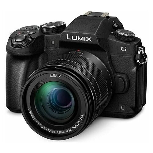 Фотоаппарат беззеркальный с объективом Panasonic Lumix DMC-G80 Mirrorless Camera in Black 12-60mm Lens 13500000₽