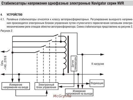 Стабилизатор напряжения Navigator 61 765 NVR-RF1-500 - фотография № 6