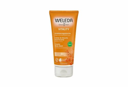 WELEDA Гель для душа облепиховый тонизирующий Sea Buckthorn Creamy Body Wash