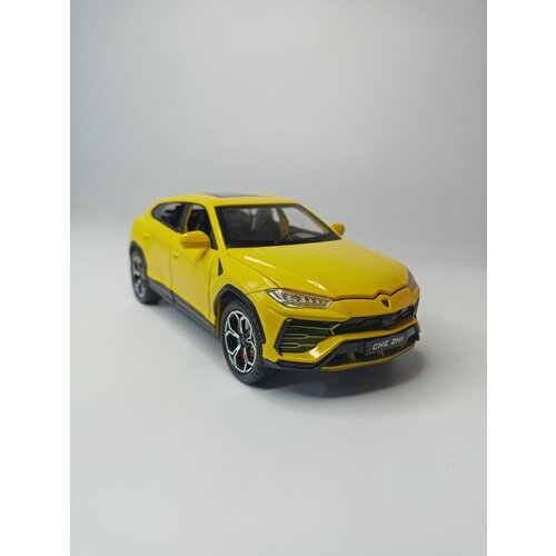 Коллекционная машинка игрушка металлическая Lamborghini Urus для мальчиков масштабная модель 1:24 желтая металлическая коллекционная машинка maisto lamborghini urus 1 24 арт 31519