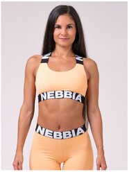 Топ NEBBIA Power Your Hero iconic sports bra 535 APRICOT (M)