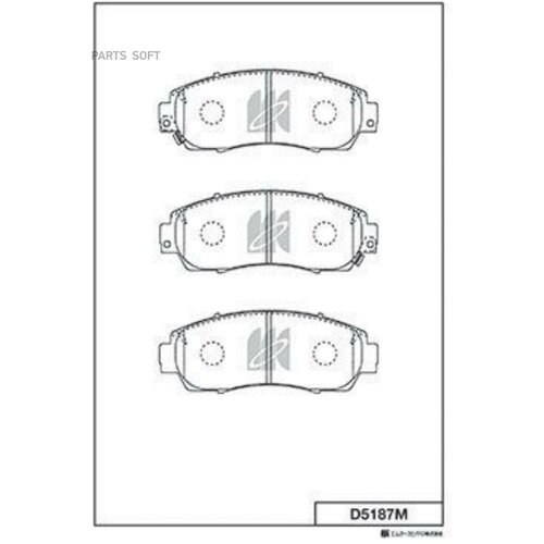 KASHIYAMA D5187M Колодки тормозные дисковые передние HONDA CROSSTOUR