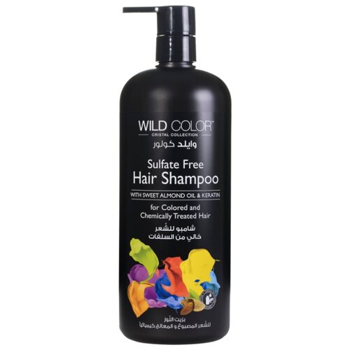 Шампунь для окрашенных волос WILD COLOR с маслом сладкого миндаля 1000 мл