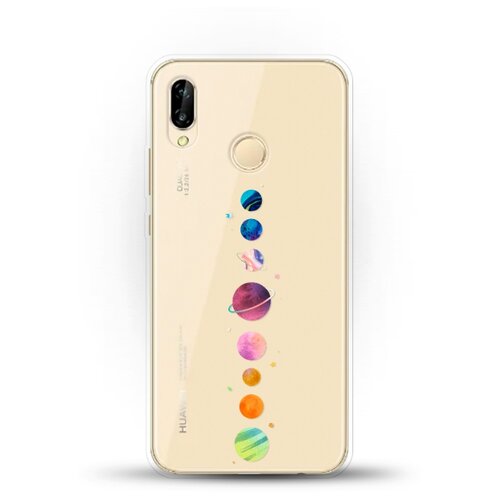 фото Силиконовый чехол планеты на huawei nova 3e andy & paul
