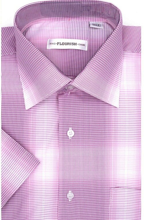 Рубашка Flourish, размер 39, розовый