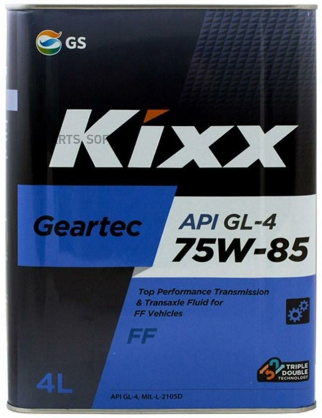 Масло kixx 75w85 geartec ff gl-4 4л