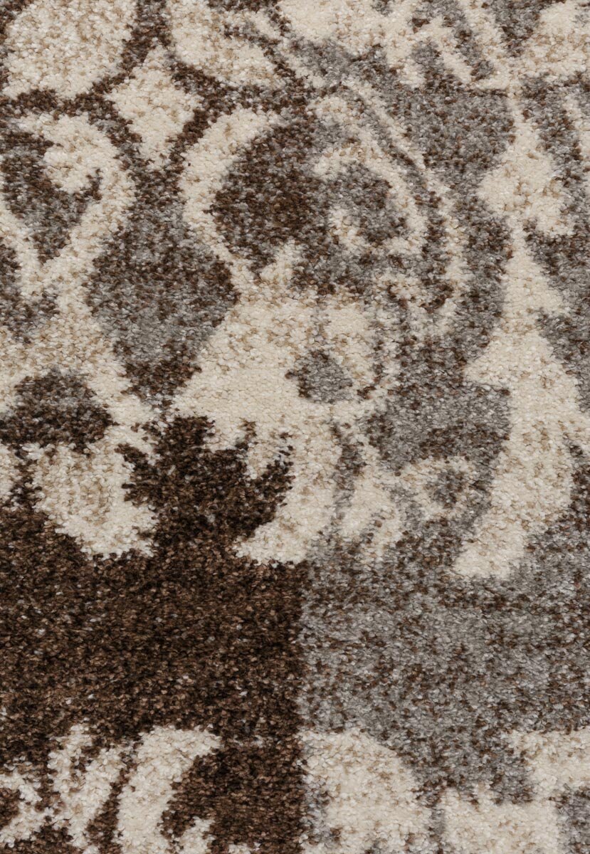Ковер на пол 2,4 на 2,9 м в спальню, гостиную, коричневый, бежевый Matrix 1670-15041 - фотография № 7
