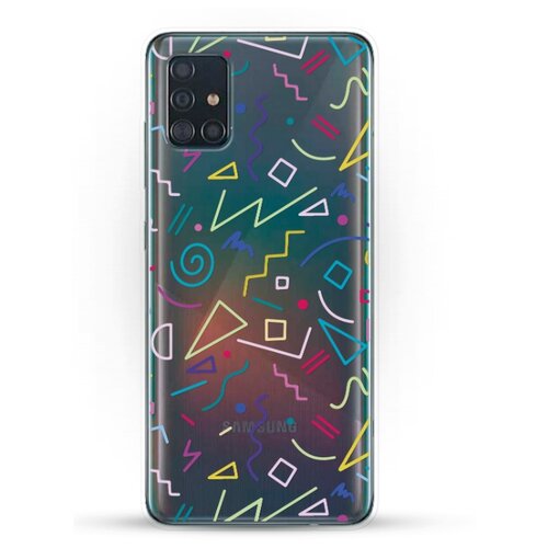 фото Силиконовый чехол цветной узор на samsung galaxy a51 andy & paul