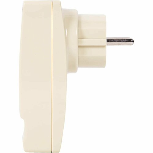 Разветвитель Эра SP-1e 1 розетка с заземлением 16 А 2 USB 2.1 А цвет бежевый разветвитель с подставкой для телефона 1 розетка с заземлением 16 а 2 usb 2 1 а цвет белый 2 шт