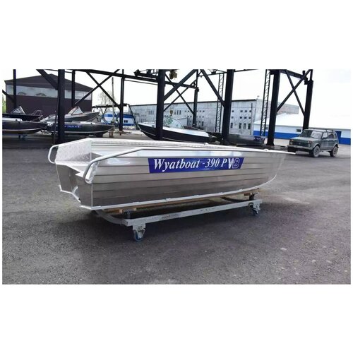 фото Алюминиевая моторная лодка wyatboat-390р с увеличенной высотой борта