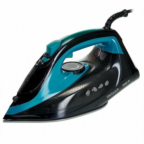 Утюг Delta Lux DE-3000 Black-Turquoise 250700₽