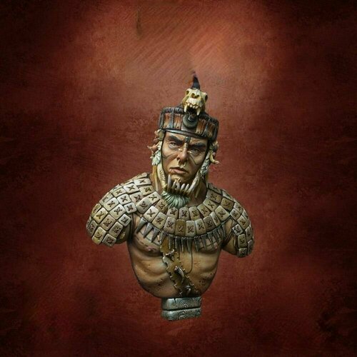 Бюст Mayan Warrior mayan dhyana