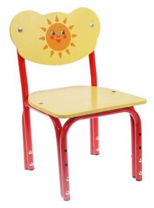 Детский стульчик Кенгуренок Кузя "Солнышко", регулируемый, разборный - фотография № 1