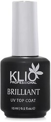 KLIO Professional Верхнее покрытие Brilliant UV Top, прозрачный, 15 мл